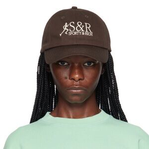 Sporty and Rich SSENSE Exclusive Brown Cap